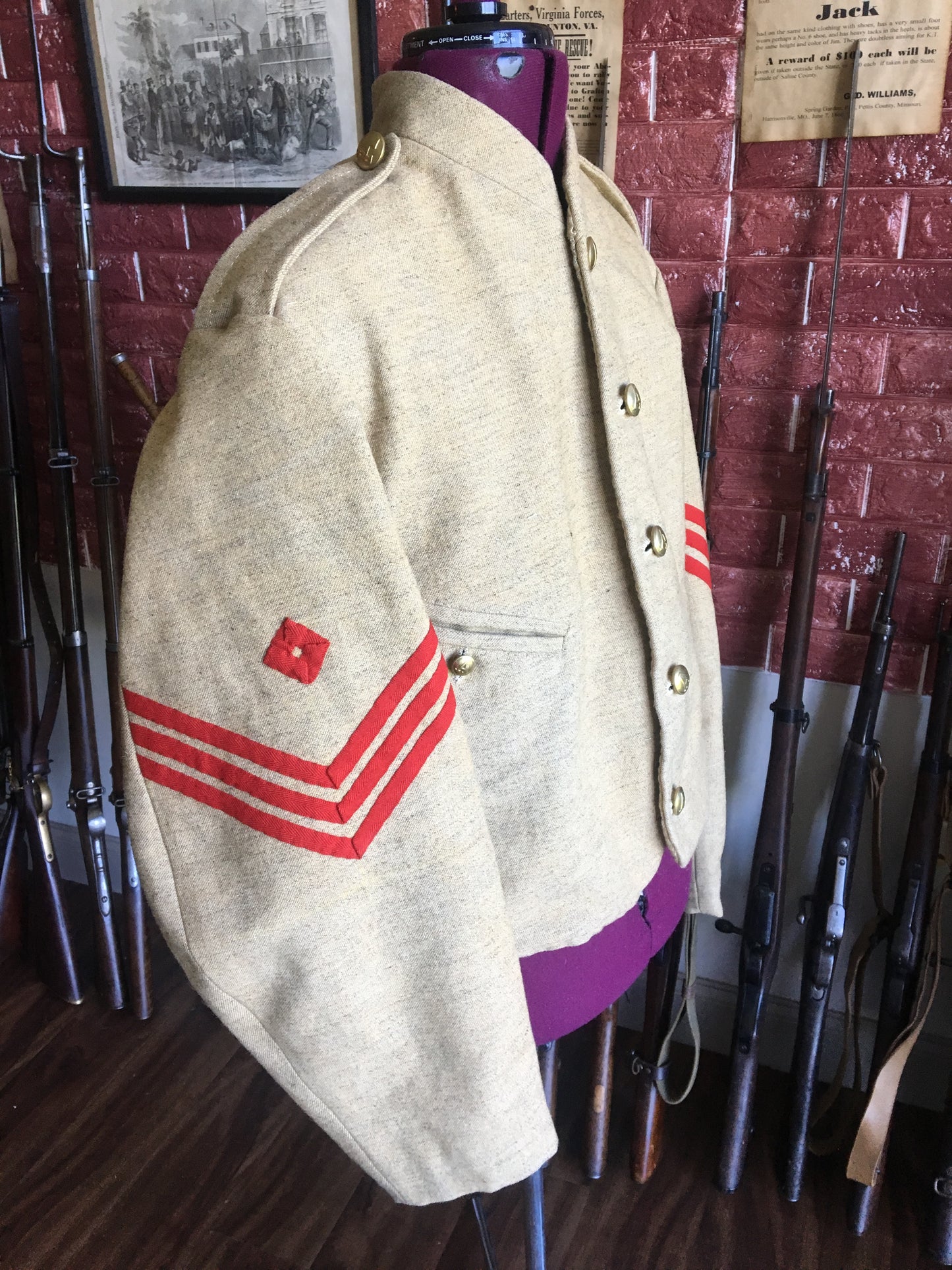 Untrimmed Commutation Jacket (Outside Pocket) 1861-1865