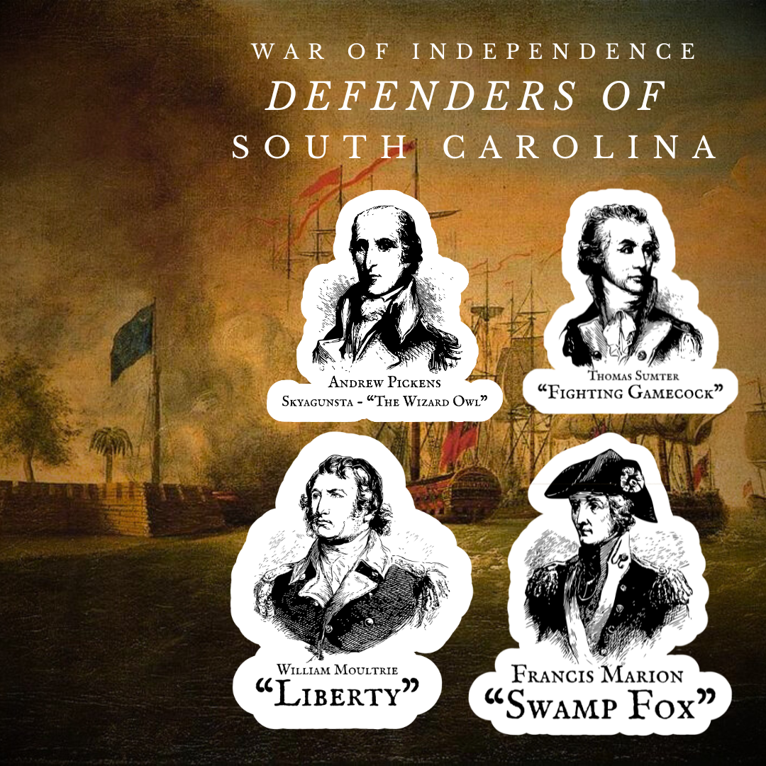 "Defenders of South Carolina" Sticker Set