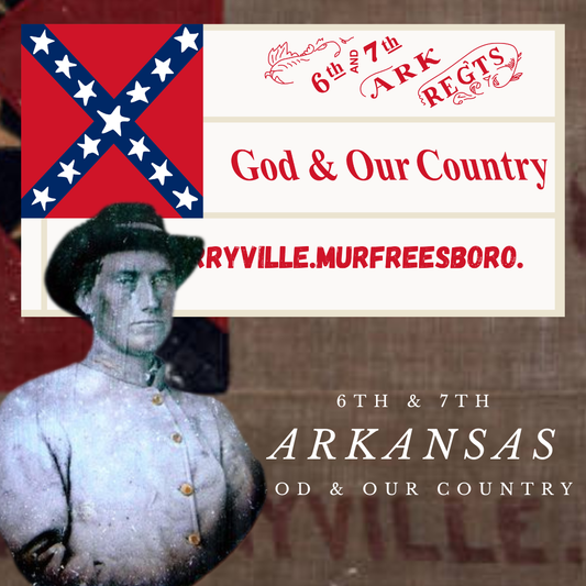 6th and 7th Arkansas 2nd National House Flag