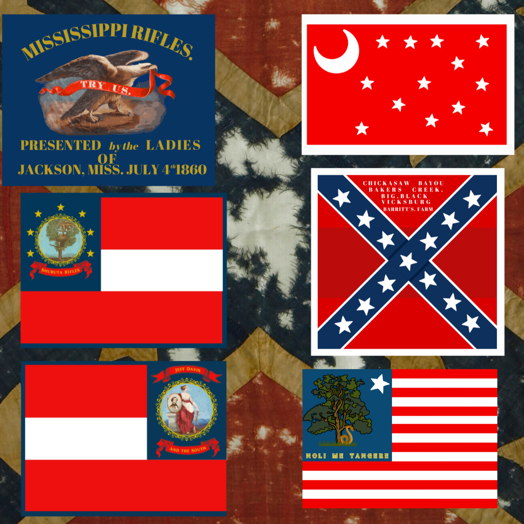Mississippi Battle Flag Sticker Set