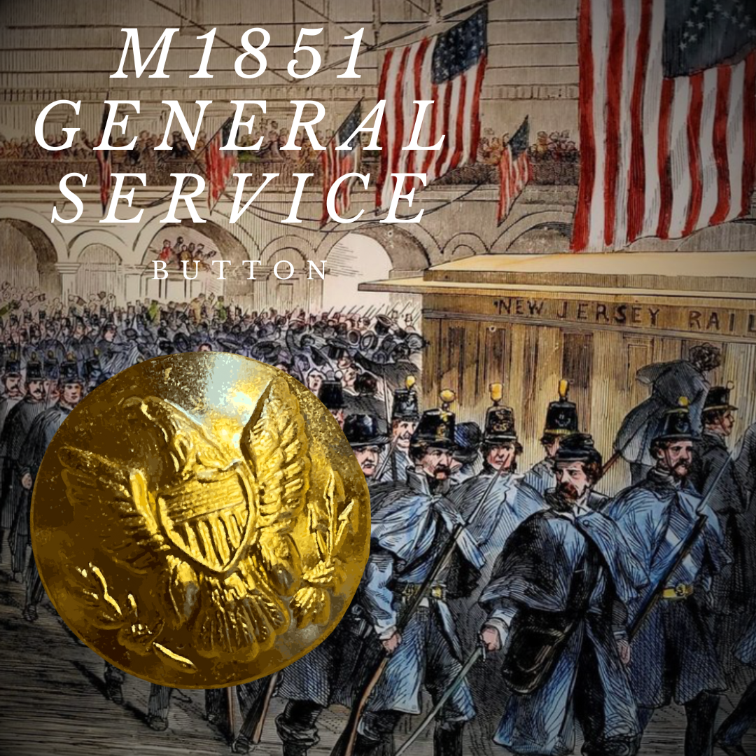 M1851 General Service Eagle Button Stickers