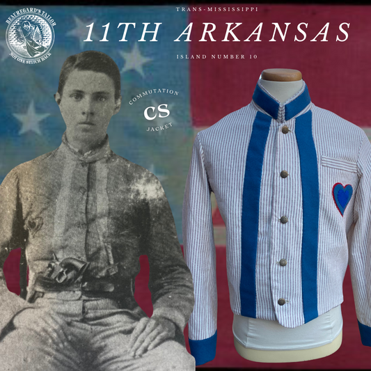 11th Arkansas Jacket 1862 - Size 46 READY TO SHIP