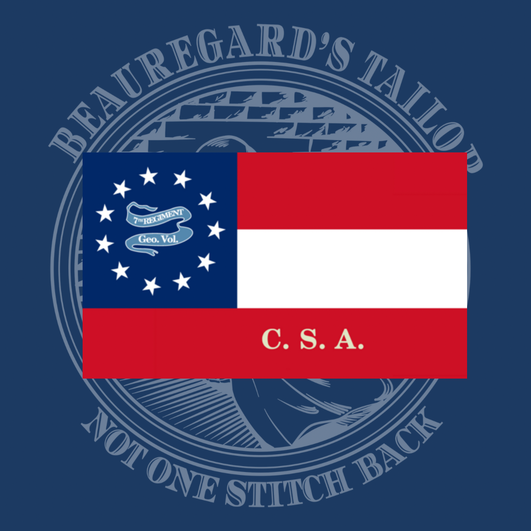7th Georgia Infantry Flag Stickers/Magnet