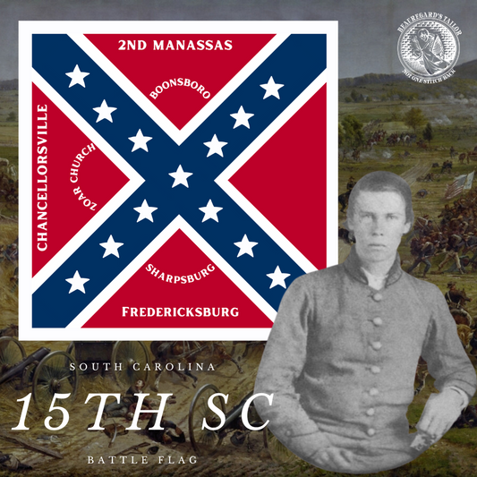 15th South Carolina Flag Sticker