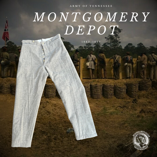 Montgomery Depot Trousers (Waistband Pockets) 1863-1864