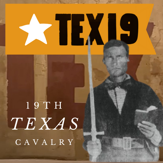 19th Texas Cavalry Flag Stickers/Magnets