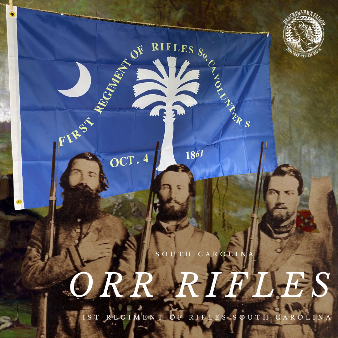 1st Orr's  Regiment of Rifles South Carolina Volunteers House Flag
