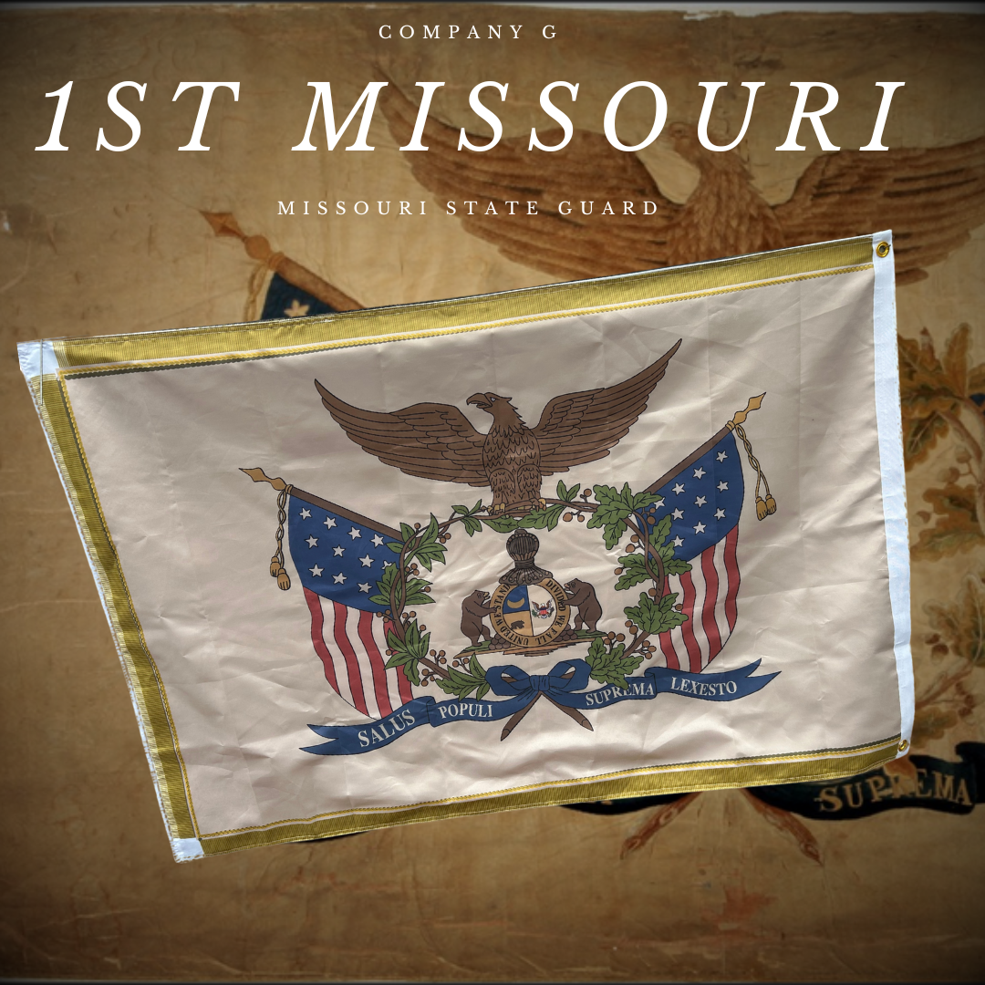 "Missouri Guard" 1st Missouri Infantry (Missouri State Guard) Company G Flag
