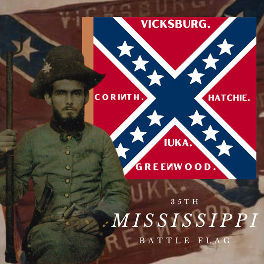 35th Mississippi Infantry House Flag