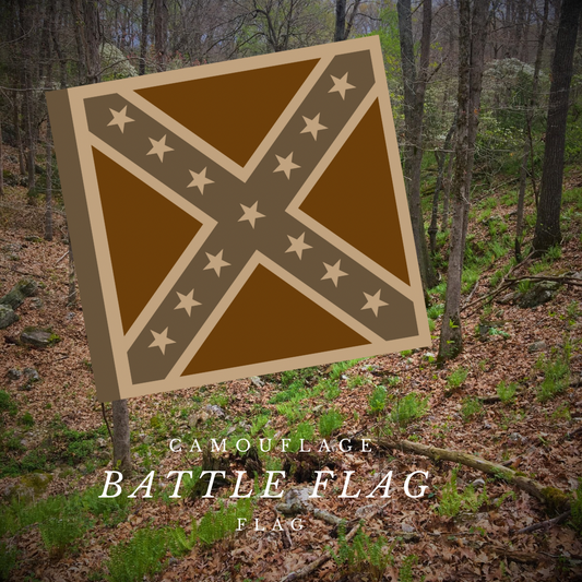 Battle Flag "Camouflage" Stickers