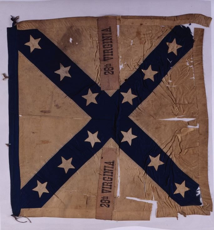 28th Virginia Infantry Flag Sticker
