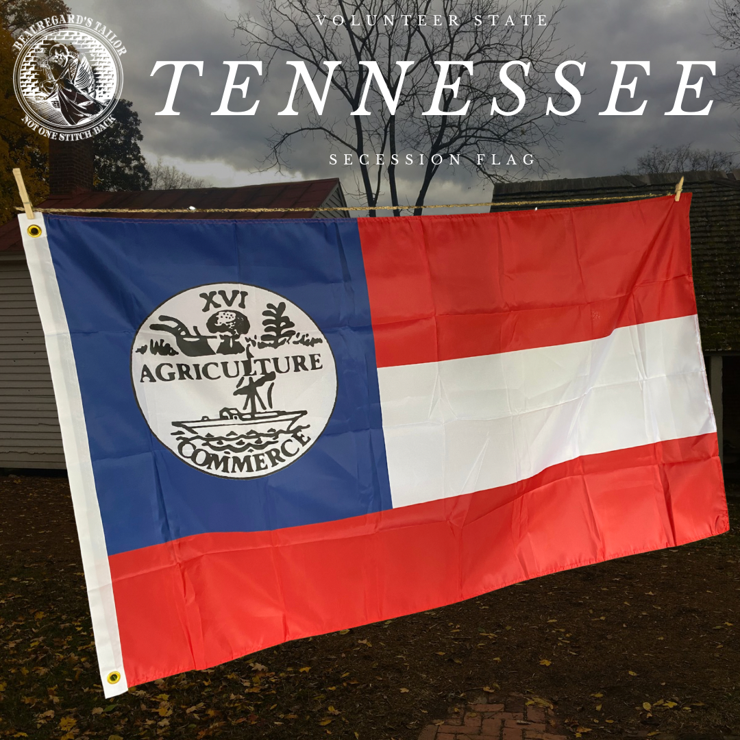 Tenth State Flag Tennessee – Beauregard's Tailor