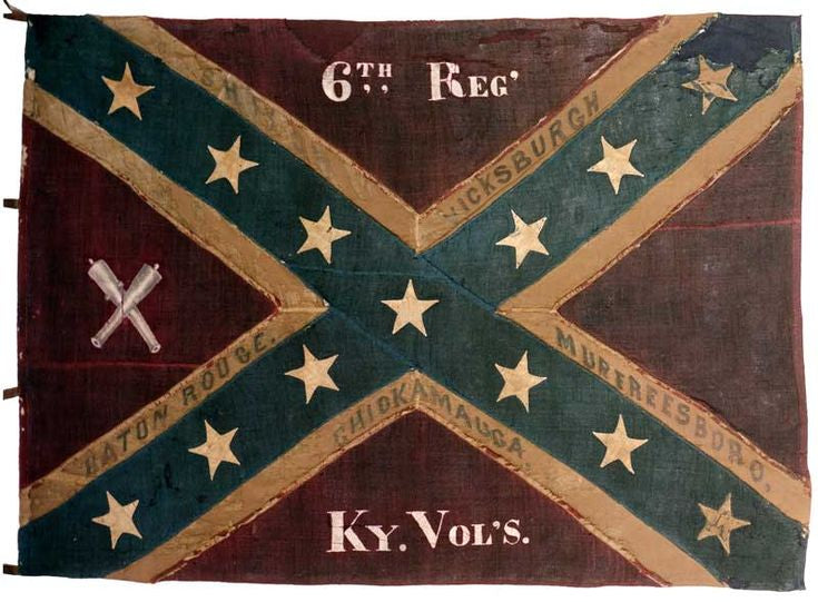 6th Kentucky Infantry Colors Stickers / Magnets