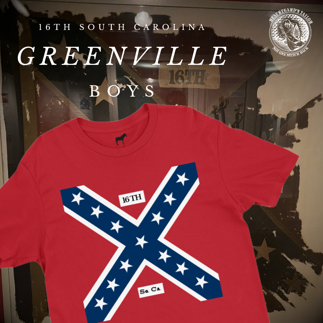 "Greenville Boys" 16th South Carolina Infantry Flag Shirt