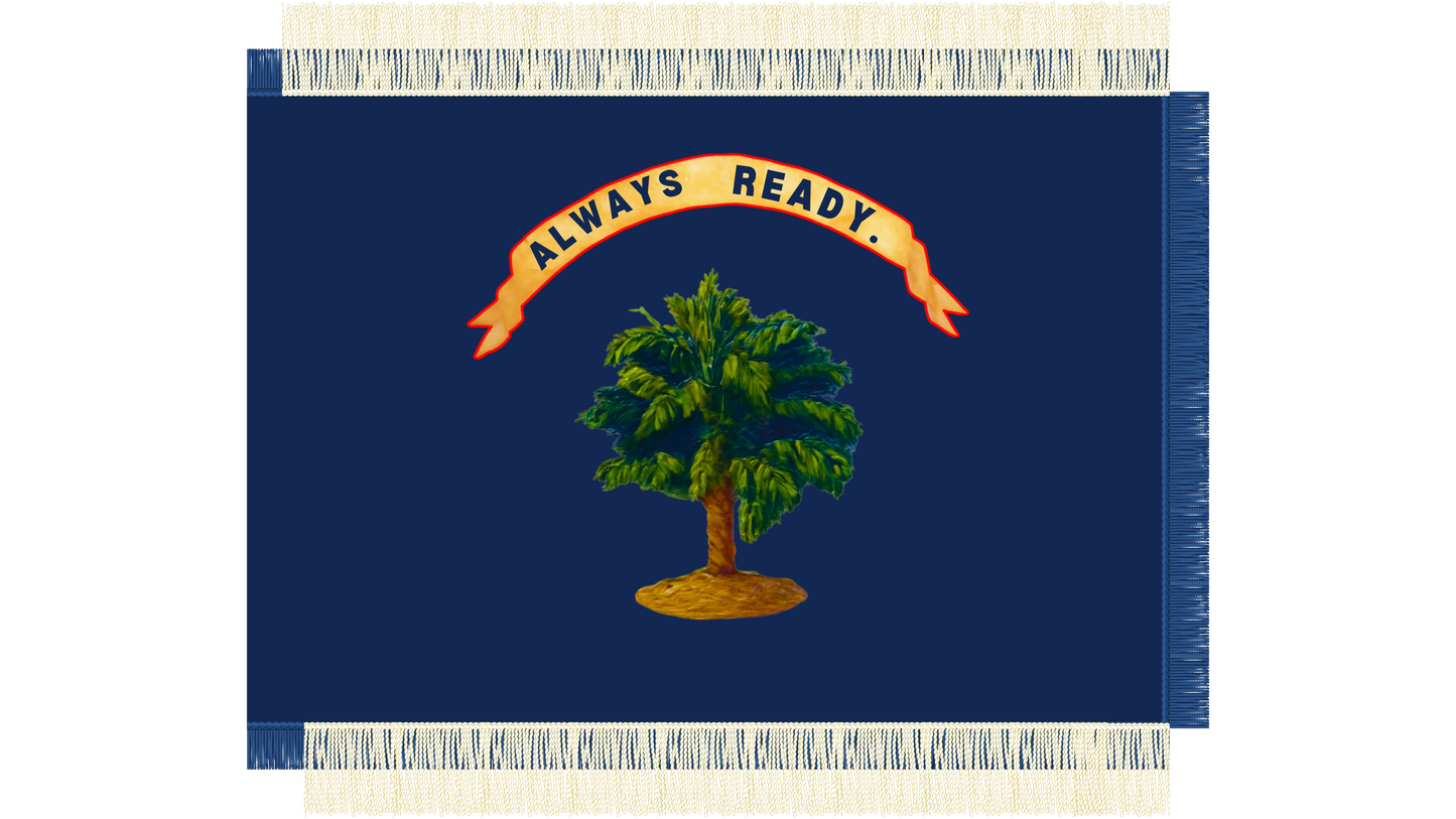 "Always Ready" 3rd South Carolina - Company B Flag Stickers/Magnet