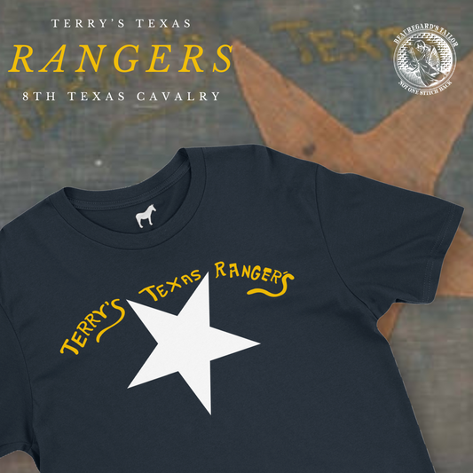 Terry's Texas Rangers - 8th Texas Cavalry - Flag Shirt