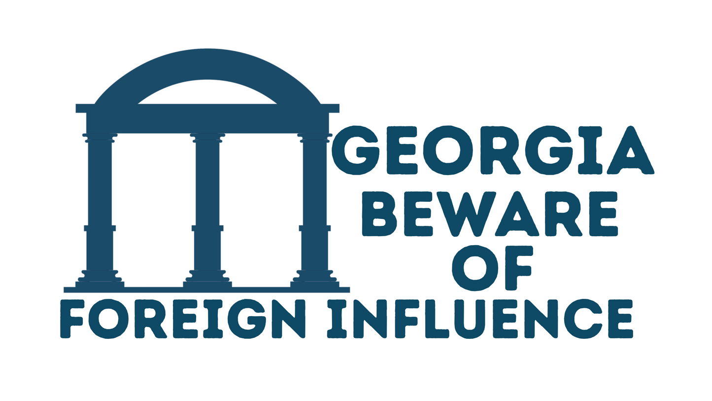 "Georgia Beware of Foreign Influence" Sticker/Magnet