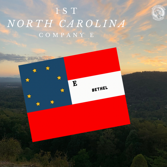 "Buncombe Riflemen" Company E - 1st North Carolina National Flag Stickers