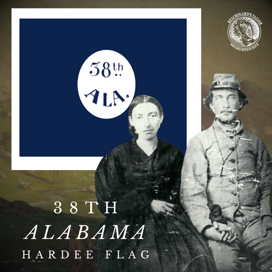 38th Alabama Hardee Flag Stickers