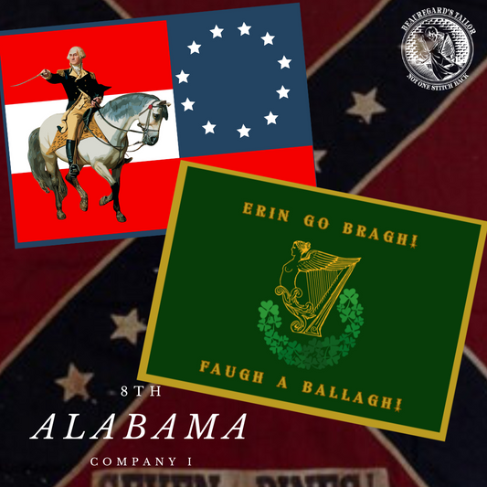 8th Alabama Company I - Emerald Guards House Flag - Double Sided