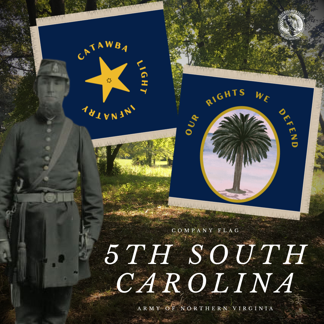 "Catawba Light Infantry" 5th South Carolina Flag
