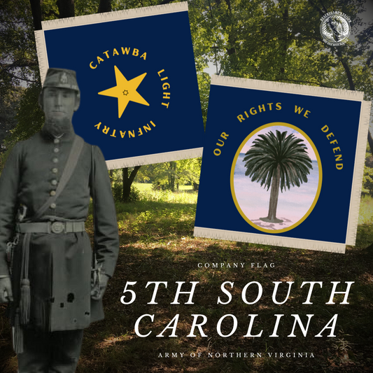"Catawba Light Infantry" 5th South Carolina Flag
