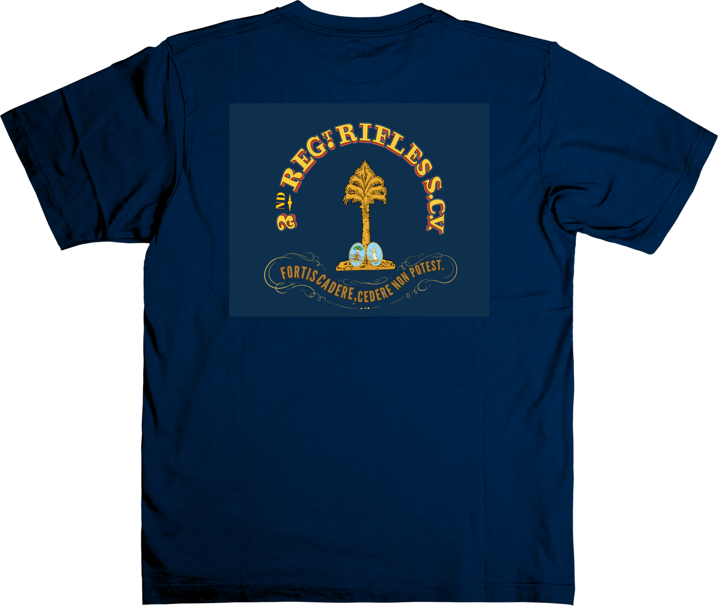 "The brave may fall, but cannot yield" 2nd South Carolina Rifles Shirt