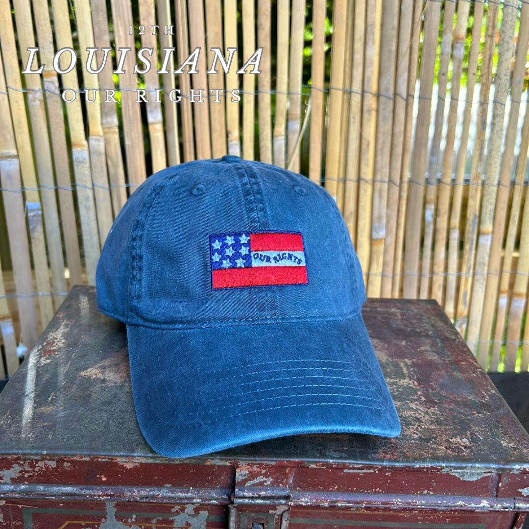 "Our Rights" 12th Louisiana Infantry Flag Cap