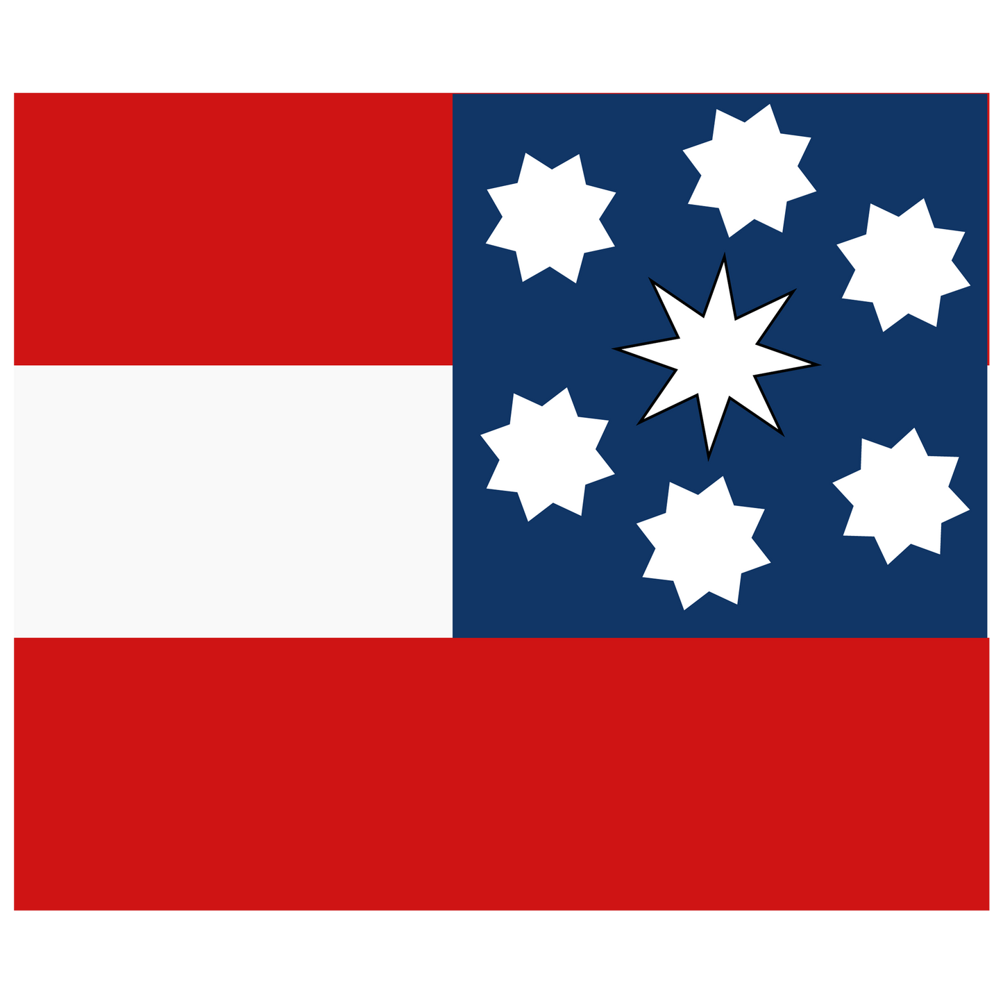 South Carolina Secession/1st National Flag Stickers/Magnet