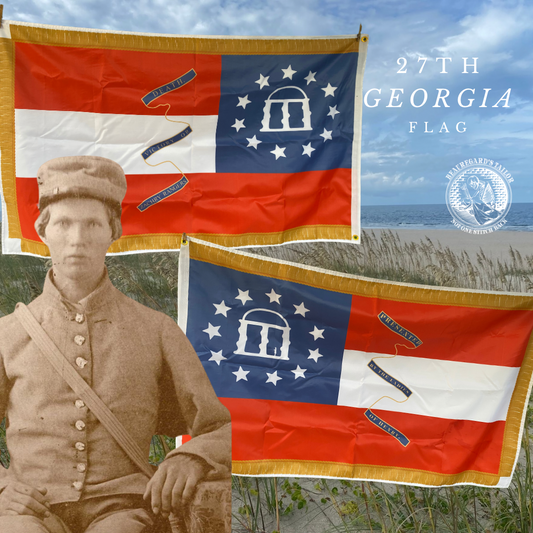 27th Georgia Infantry 1st National House Flag