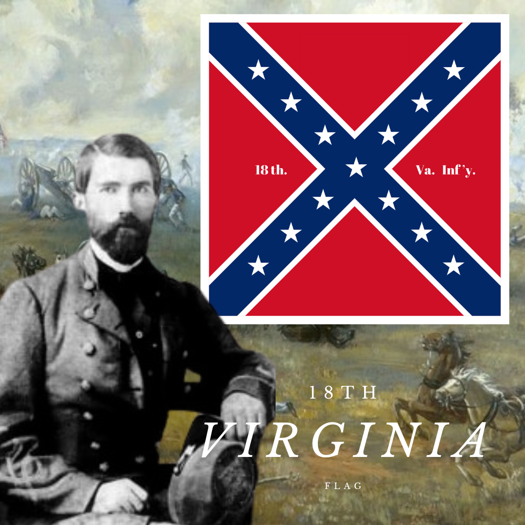 18th Virginia Infantry Flag Sticker