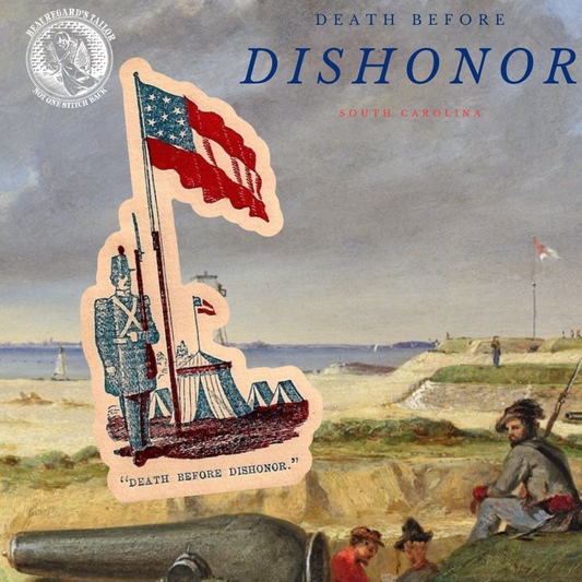 Confederate "Death Before Dishonor" Stickers