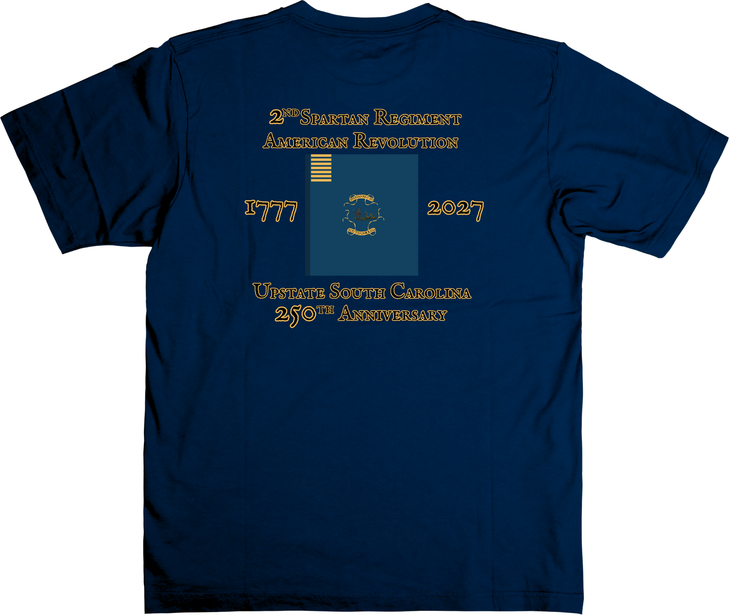 2nd Spartan Militia Regiment - South Carolina Flag Shirt