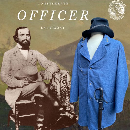 Confederate Officer Sack Coat Size - 50 - IN-STOCK Ready to Ship