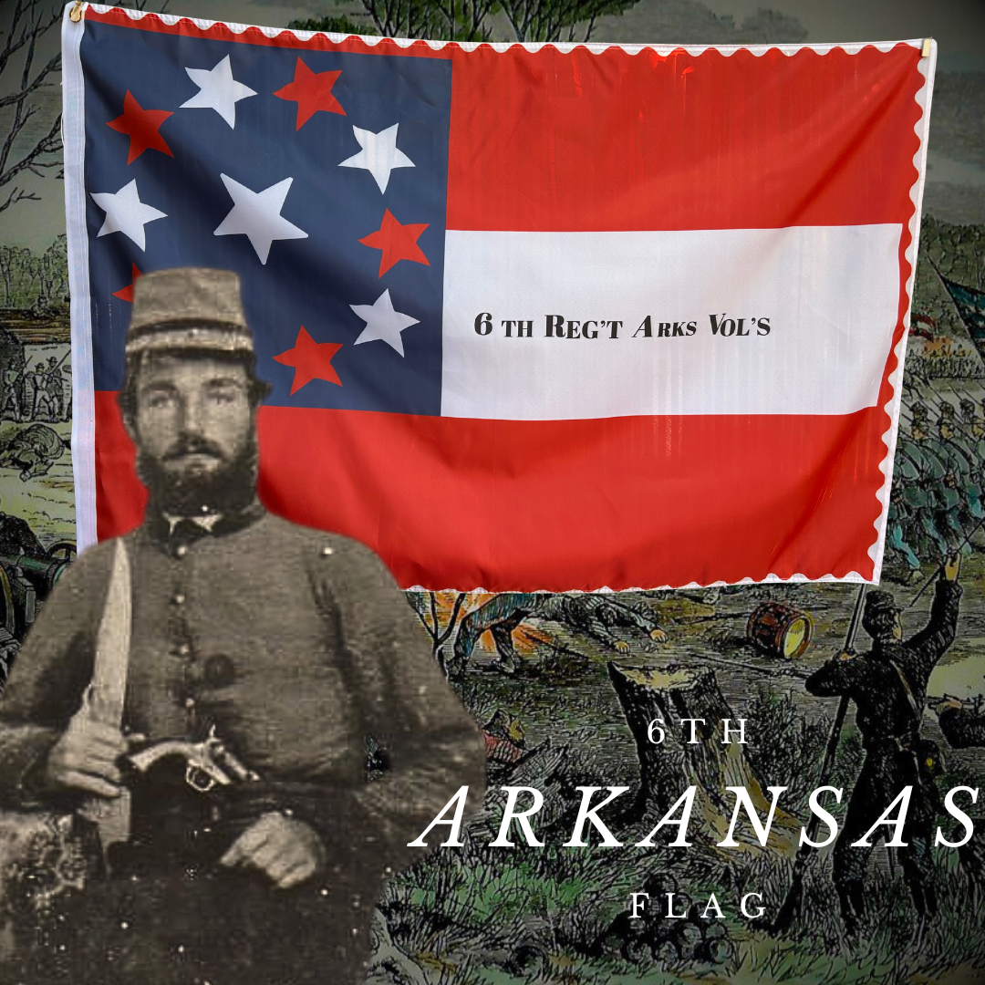 6th Arkansas 1st National House Flag