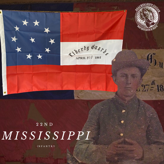 22nd Mississippi - Company E - Liberty Guards House Flag