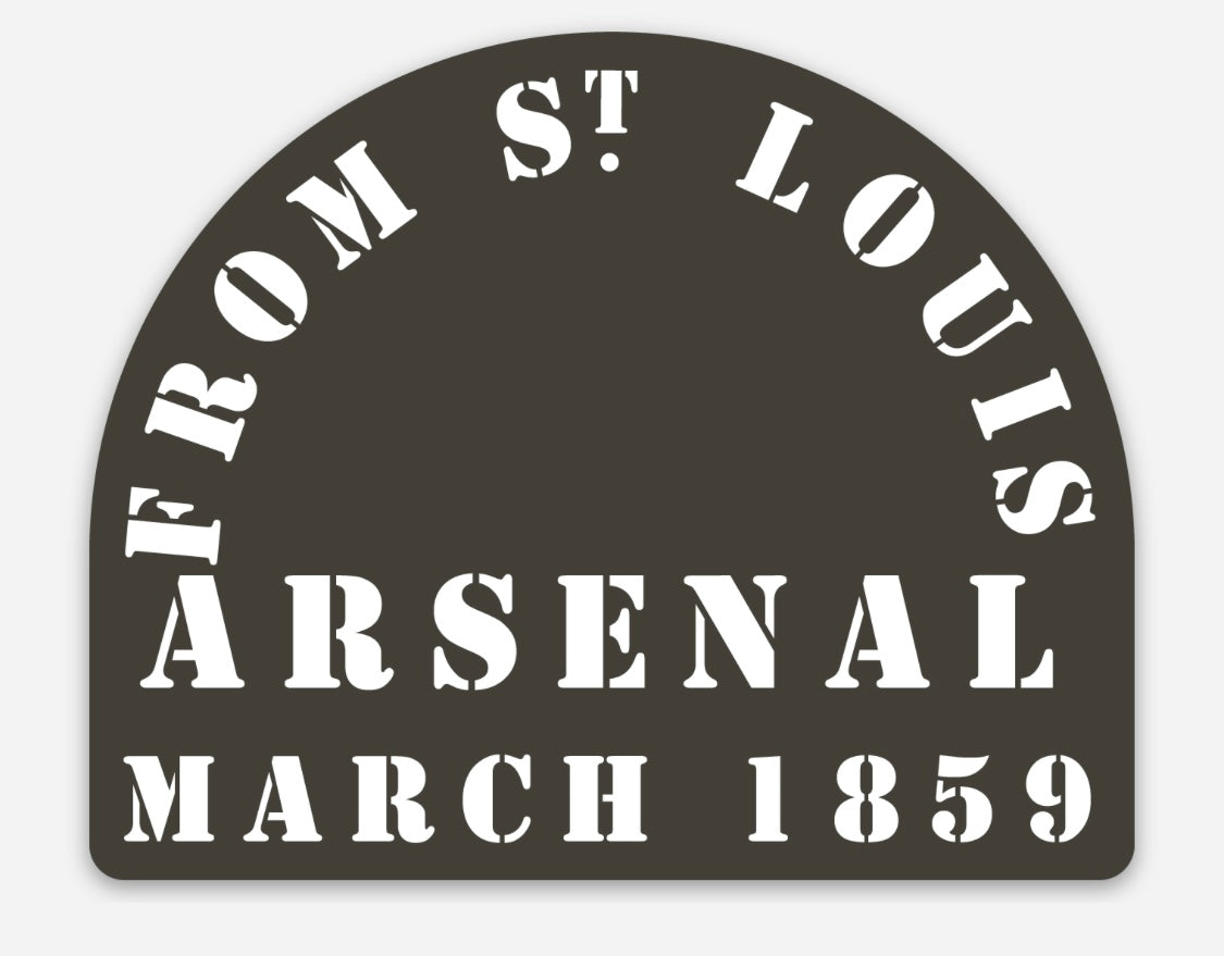 St. Louis Arsenal Stamp Stickers