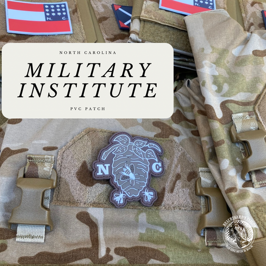 North Carolina Military Institute Beehive/Hornets' Nest  PVC Patch