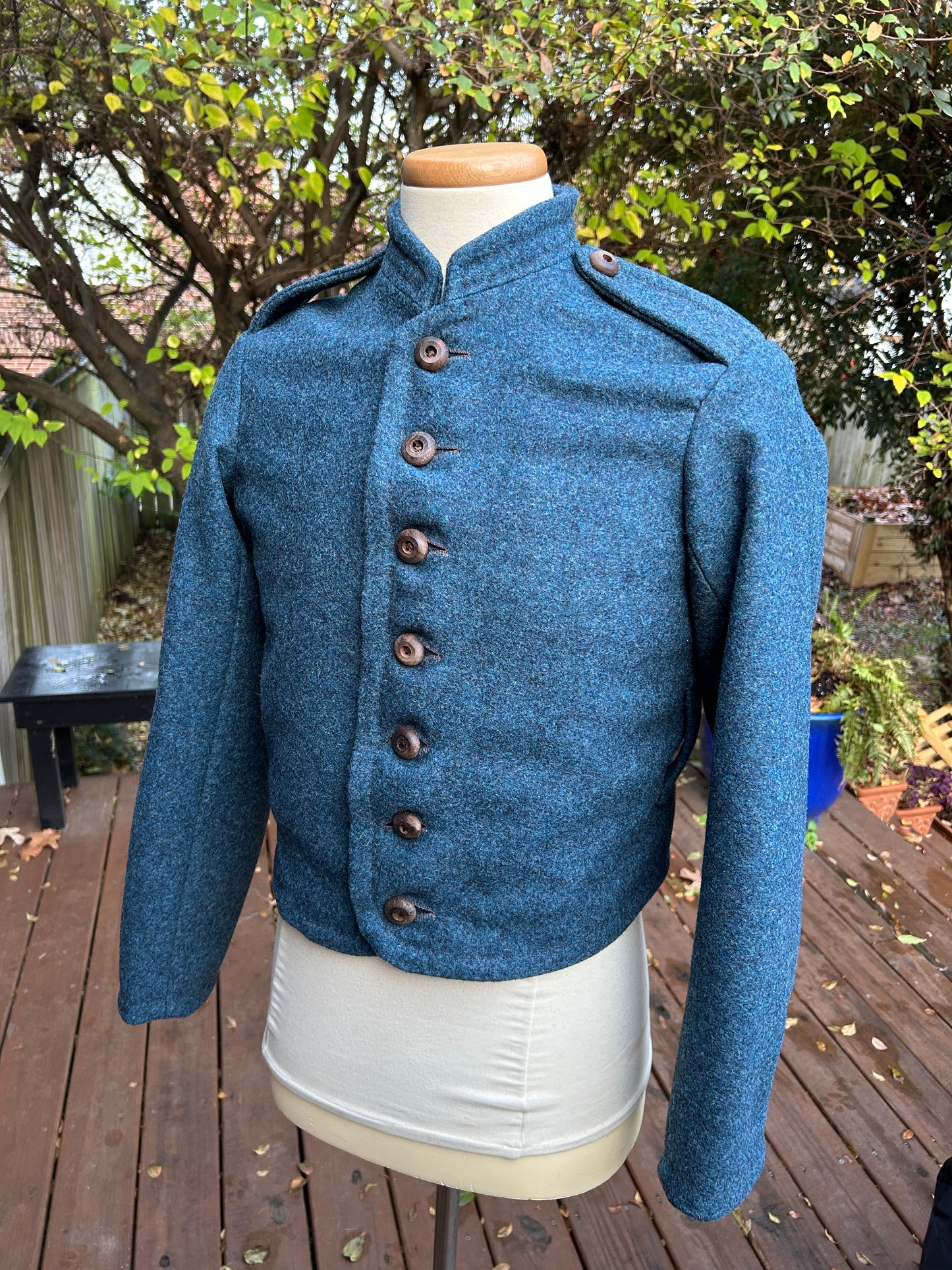 Richmond Clothing Bureau Jacket English Army Cloth 1863-1864 (Handsewn Variant)