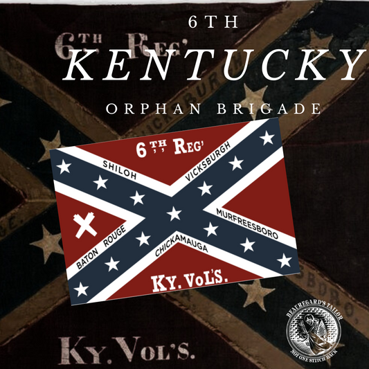 6th Kentucky Infantry Colors Stickers / Magnets