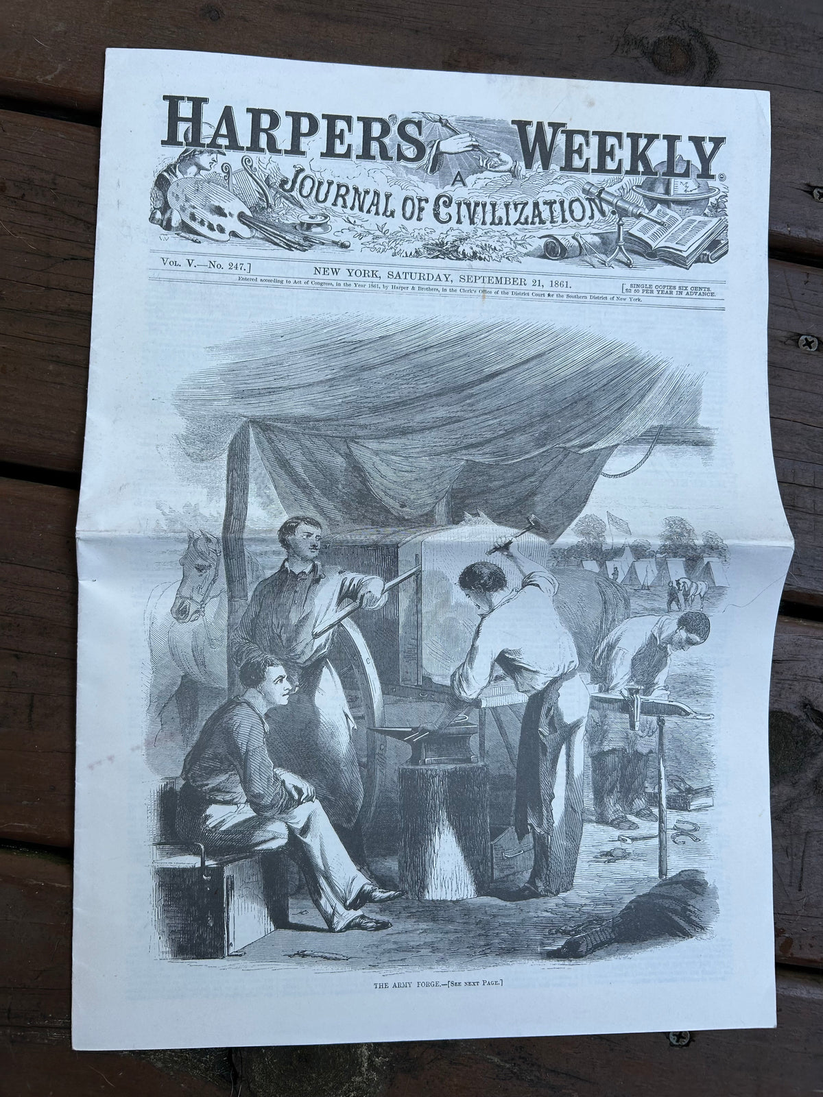 Reproduction Newspapers  (North and South)