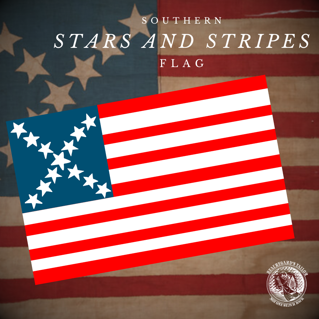 Southern "Stars and Stripes" Flag Stickers