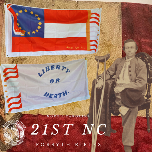 21st North Carolina 1st National House Flag