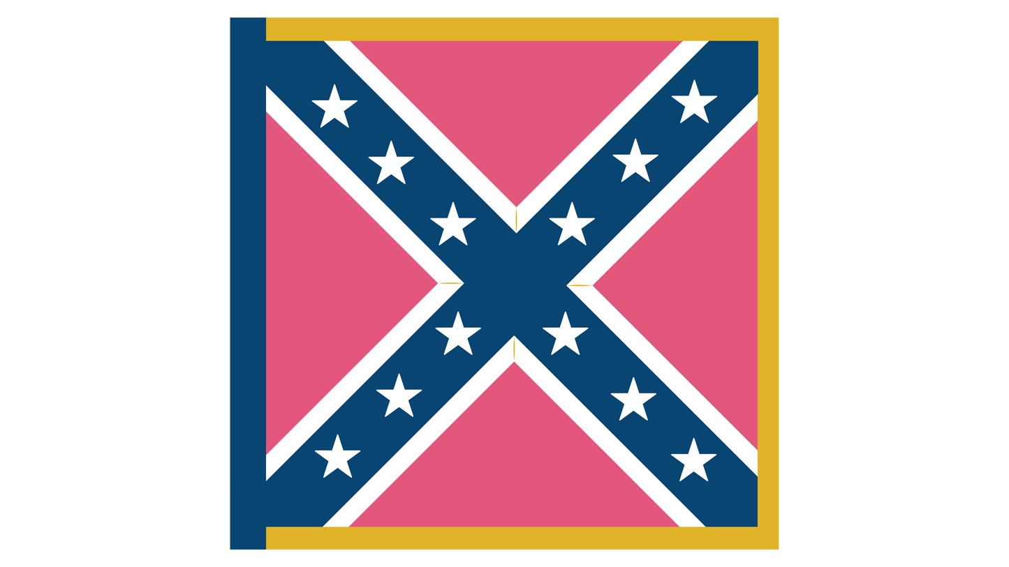 7th South Carolina Infantry Silk Issue Colors - First Issuance Flag Stickers