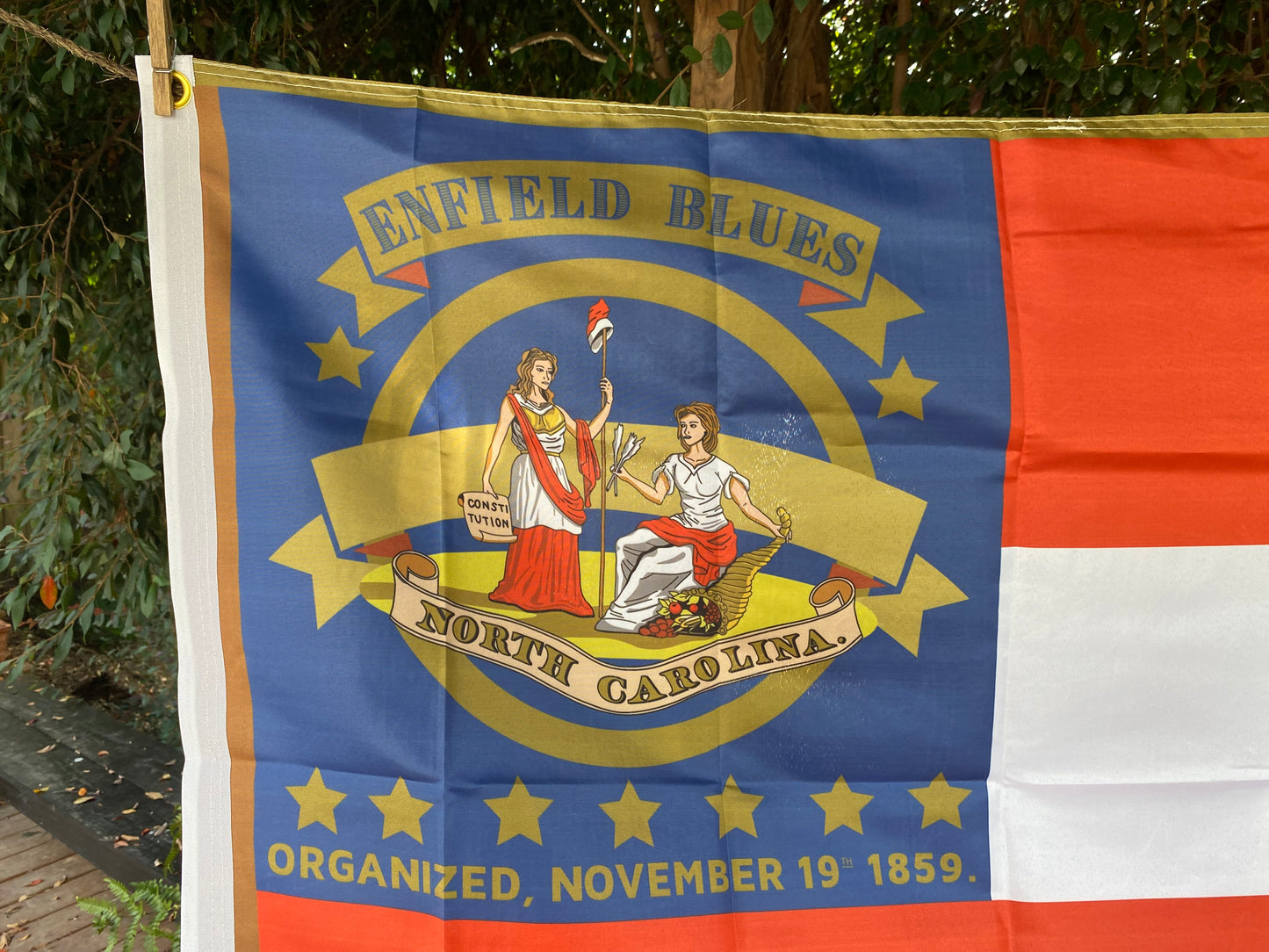 Enfield Blues - Company I - 1st North Carolina Infantry House Flag