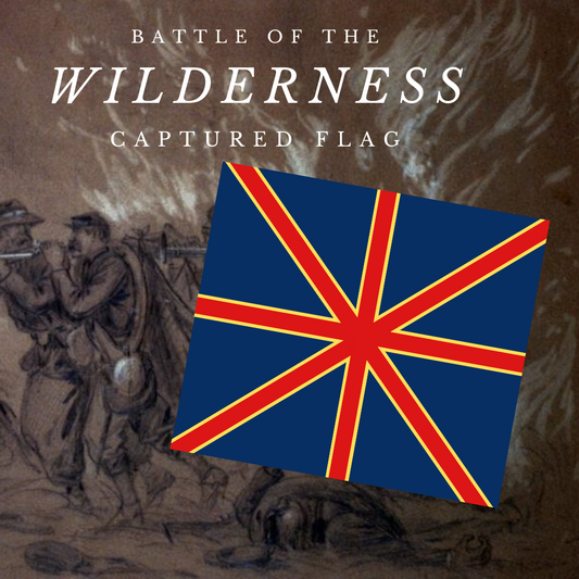 "Battle of the Wilderness" Battle Flag Stickers