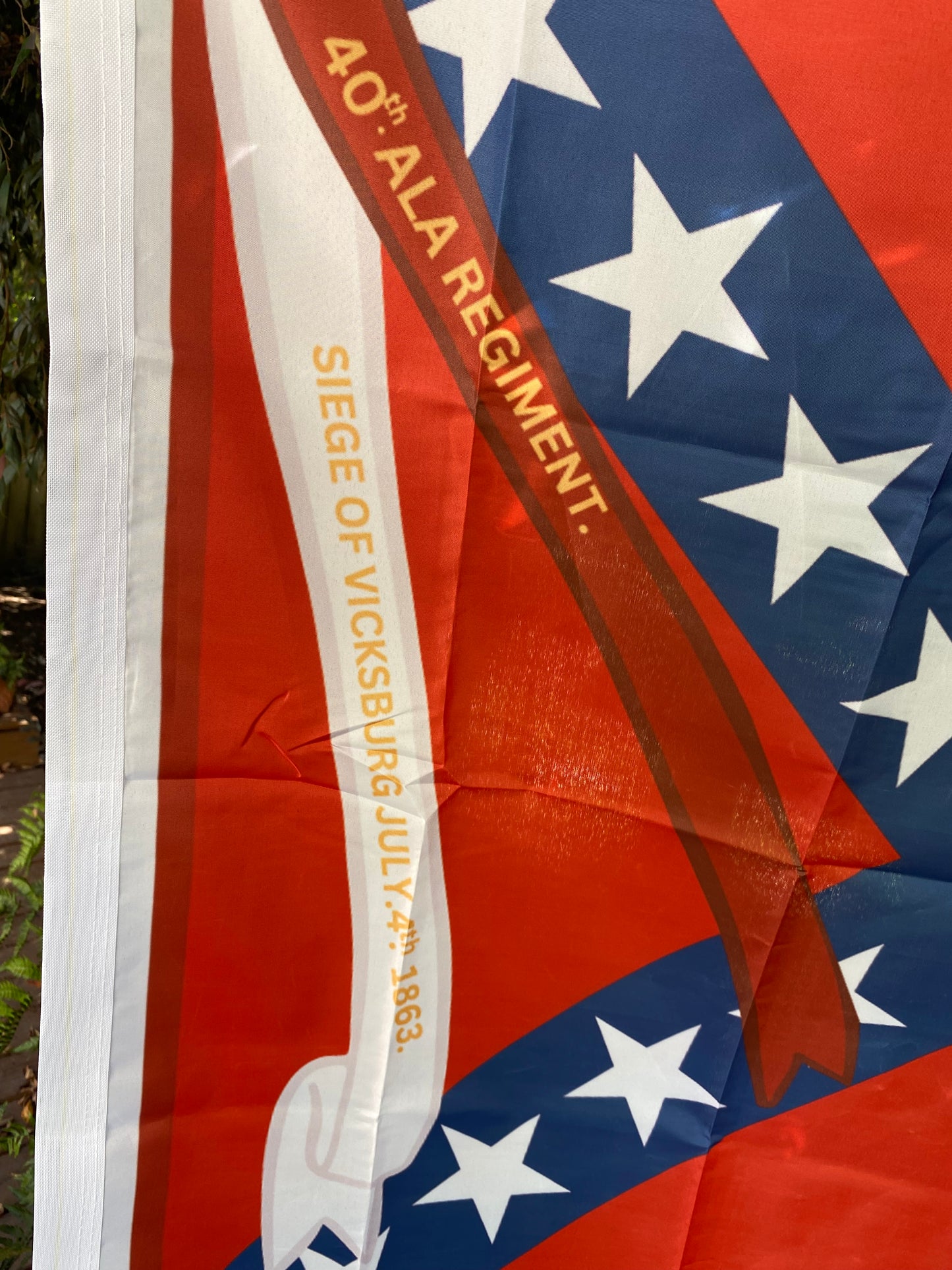 40th Alabama Infantry House Flag