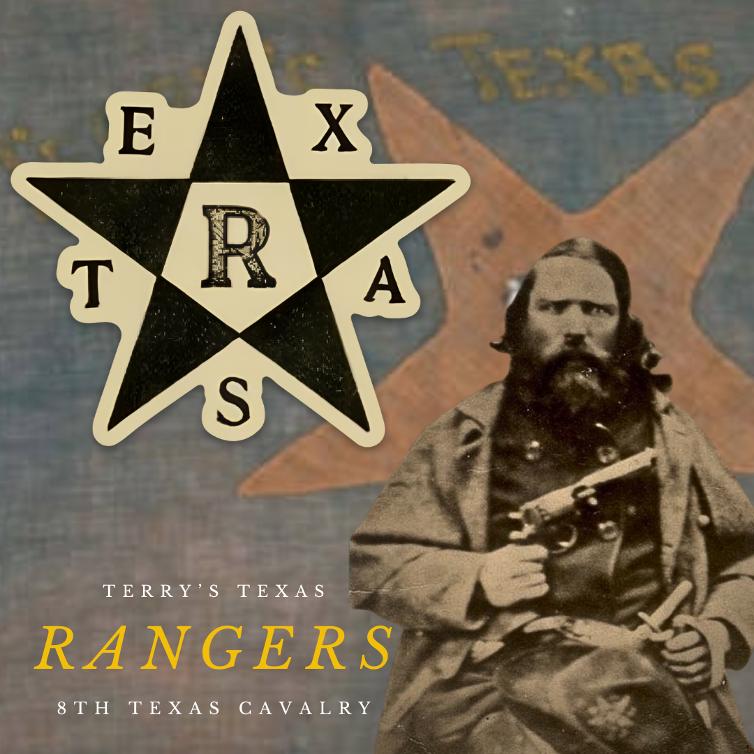 Terry's Texas Rangers - Hat Insignia Stickers Magnets – Beauregard's Tailor