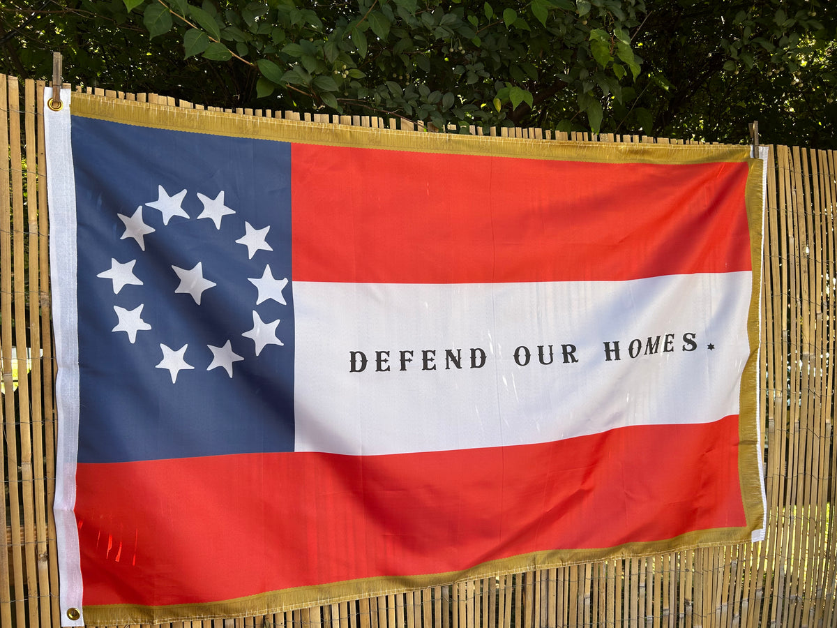 "Defend our homes" Rockingham County Flag