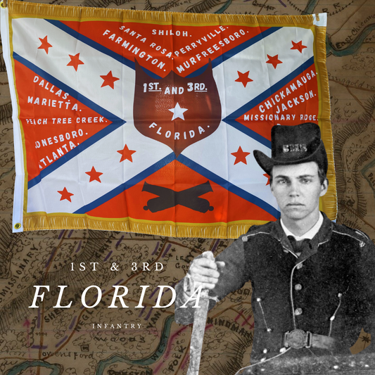 1st and 3rd Florida Infantry House Flag